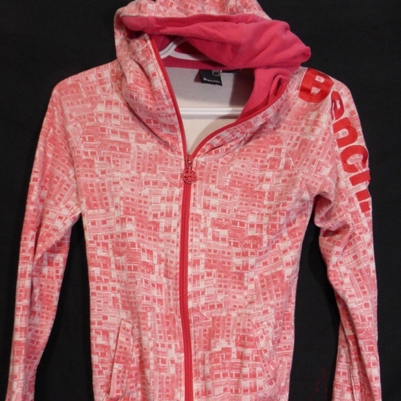 Bench size small zip up exercise hoodie